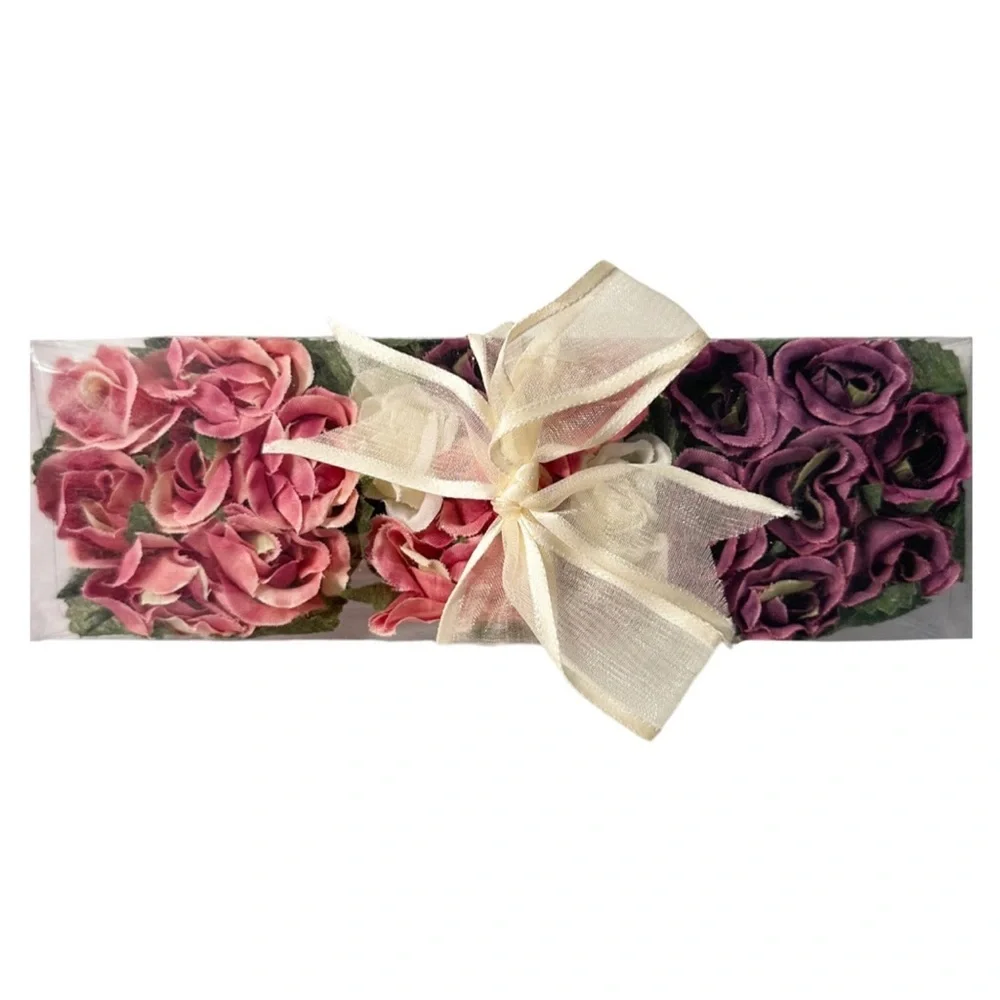 Miniature Terracotta Potted Rose Arrangements